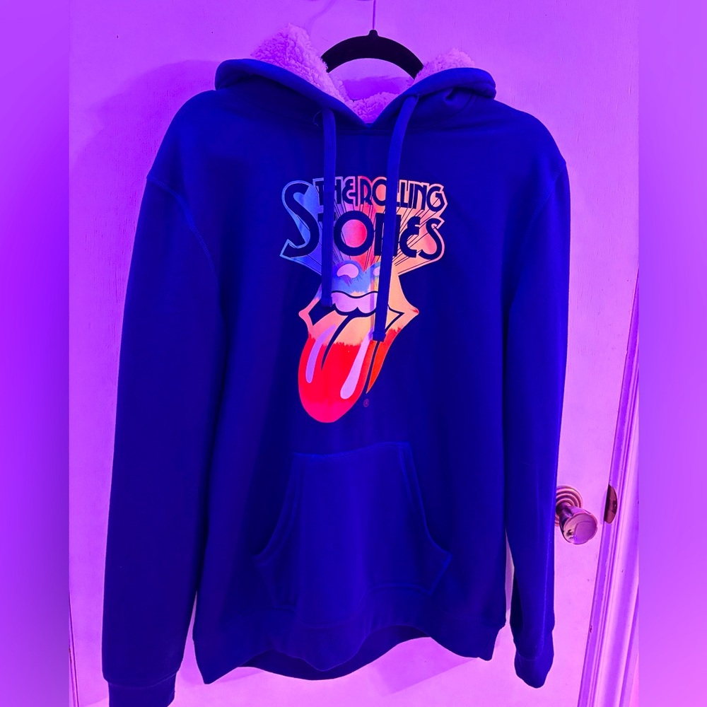 Blue “The Rolling Stones” hoodie size M